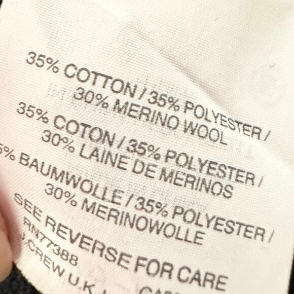 J Crew Black Sophie J0244 Open Front Relaxed Fit Blazer Sweater Jacket Small - Picture 8 of 10